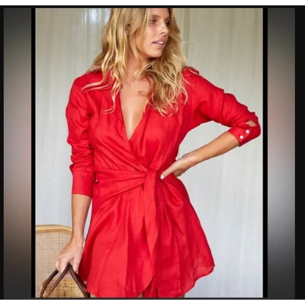 Monday Swimwear Red Mini Dress